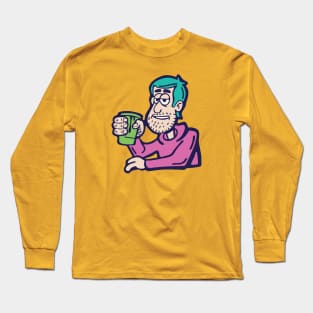 Cheers Cartoon Character Long Sleeve T-Shirt